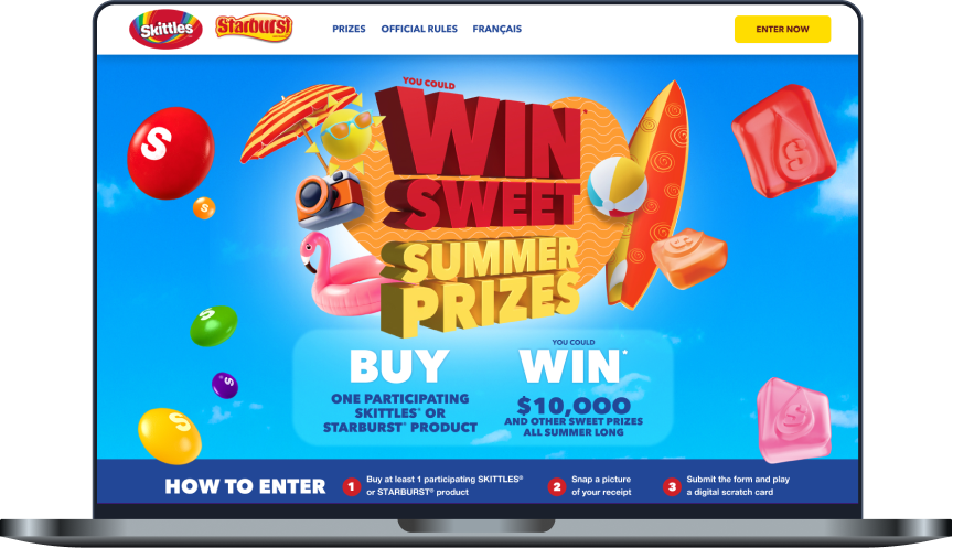 Skittles Sweet Summer Prizes contest